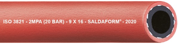 3256 Saldaform®/Rot glatt Acetylenschlauch 