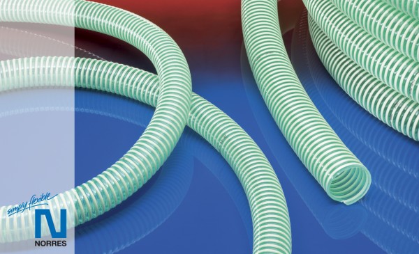 NORPLAST PVC 379 GREEN SUPERELASTIC - UV STABILISIERT PVC-Schlauch, schwer, kälteflexibel (bis -25°C