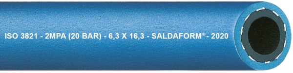 3251 Saldaform®/Blau glatt Sauerstoffschlauch
