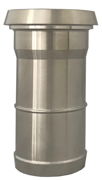 Milchrohr-Kegelstutzen DN25–DN100 für Schellenmontage DIN11851
